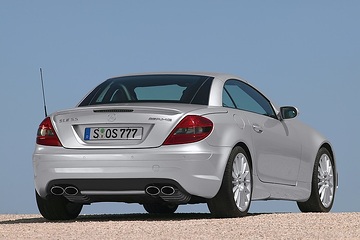 Mercedes-Benz SLK 55 AMG Roadster, model series R 171
photo shoot, southern France, motifs for the press trial drive