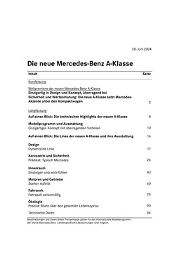 Presseinformationen 28. Juni 2004