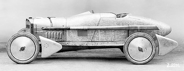 Am Mercedes 6/40/65 PS Rennwagen wurden verschiedene Karosserie-Experimente durchgeführt, 1922